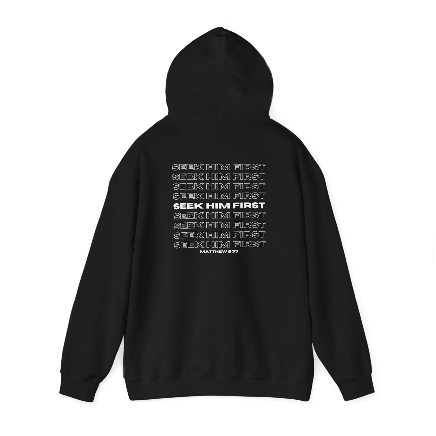 Seek Him First Heavy Blend™ Hooded Sweatshirt