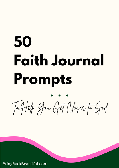 Printable Journal Prompts Faith Digital