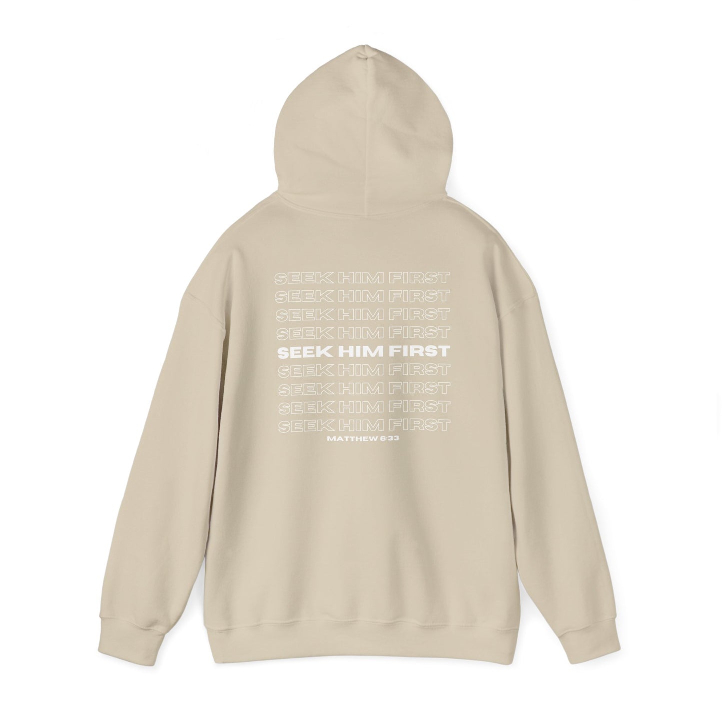 Seek Him First Heavy Blend™ Hooded Sweatshirt