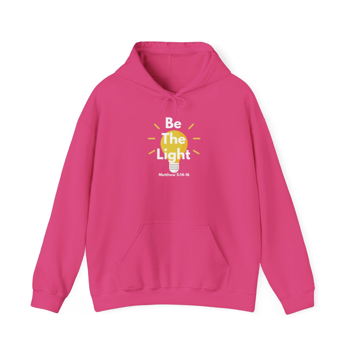 "Be the Light" Matthew 5:14-16 Hooded Sweatshirt