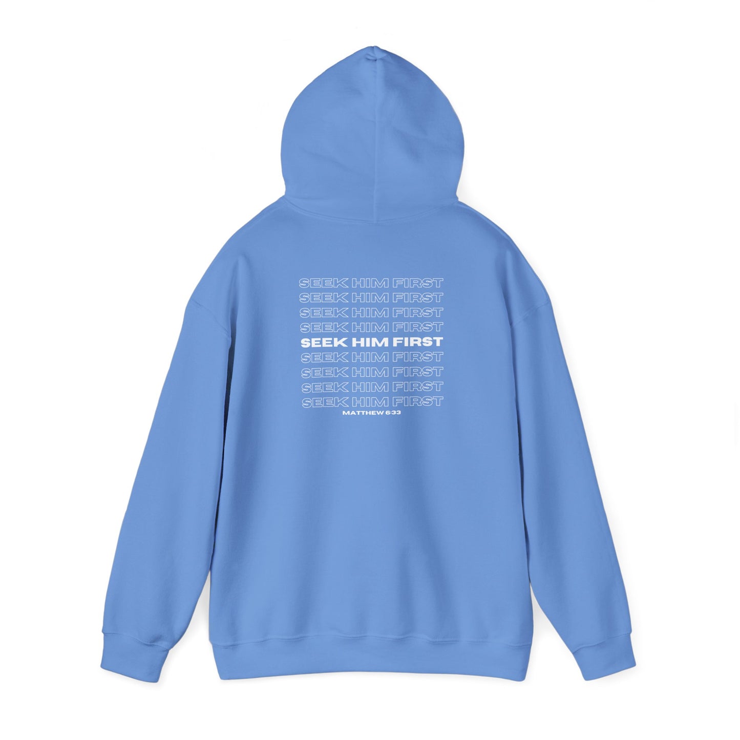 Seek Him First Heavy Blend™ Hooded Sweatshirt