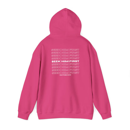 Seek Him First Heavy Blend™ Hooded Sweatshirt